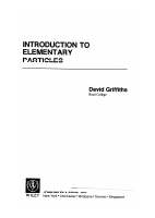 Intro to Elementary particles griffiths.pdf
